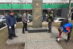 Мемориально-патронатная акция по уходу за памятниками